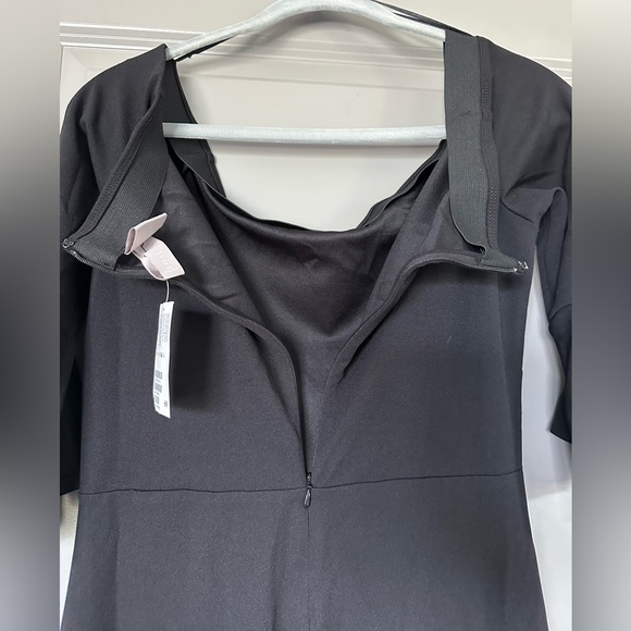 H&M Off Shoulder Bell Sleeves Black Dress - Picture 8 of 8